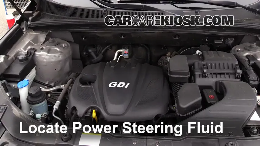 2013 Kia Sorento LX 2.4L 4 Cyl. Sport Utility (4 Door) Power Steering Fluid Add Fluid